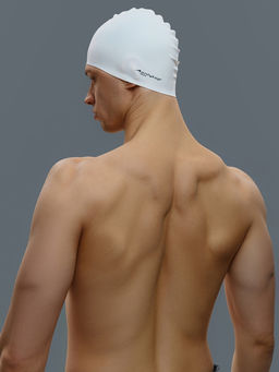 Шапочка для плавания взрослая ONLYTOP Swim, силиконовая, обхват 54-60 см