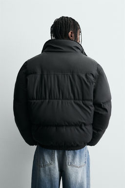 RUBBERISED PUFFER JACKET - Zara фото 3
