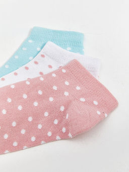 Puantiyeli K?z ?ocuk Patik ?orap 3l? - Waikiki фото 3