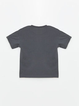 Bisiklet Yaka Tom ve Jerry Bask?l? Erkek Bebek Ti??rt ve ?ort 2li Tak?m - Waikiki фото 3