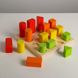 Логический игровой набор «Сортер - вкладыш. Геометрия», 17 деталей