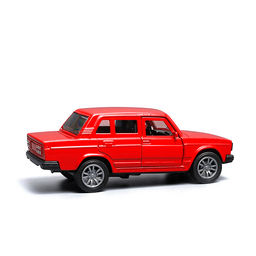 Красная инерционная машинка вид I die-cast , 1:32