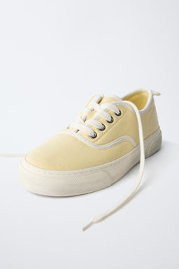 BAMBA CORDONES CASUAL / Amarillo - Zara фото 3