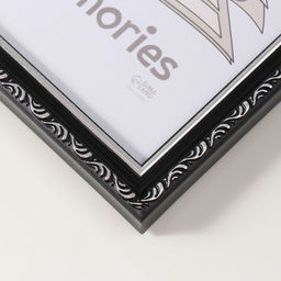 Фоторамка пластик "Модерн" 15х21 см, чёрный
