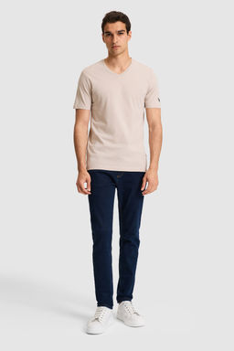 Erkek Regular Fit V Yaka Ta_ Basic Ti__rt - U.s. polo assn фото 3