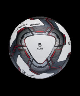 Мяч футбольный JOGEL Grand №5, белый  фото 3