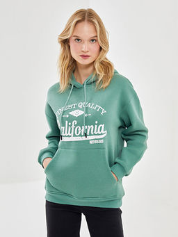 Bask?l? Kad?n Hoodie