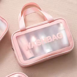 Kristaller Косметичка Washbag rectangular big, розовый