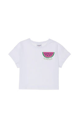 U. S. Polo Assn Белая футболка с круглым вырезом для девочек - U.s. polo assn фото 14