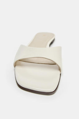 FLAT LEATHER SANDALS - Zara фото 6