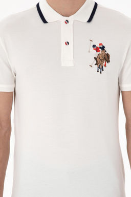 Erkek Slim Fit Polo Yaka Beyaz Basic Ti__rt Sepette S_rpriz _ndirim - U.s. polo assn фото 6