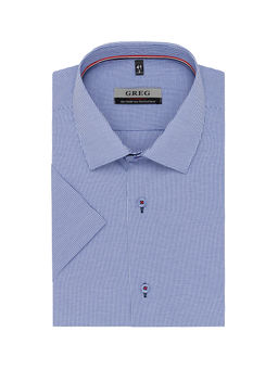 Сорочка мужская короткий рукав GREG 214/209/7149/1p
