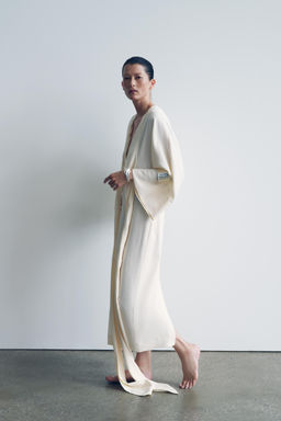 ZW COLLECTION MIDI DRESS WITH TIES