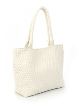 LACCOMA сумка СУ1033-белый эко кожа хлопок  фото 2