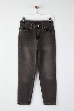 Kahverengi Yuksek Bel Mom Jeans TWOSS26JE00015