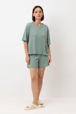 Е 20149/сухой зеленый пижама жен