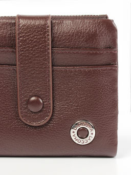 LACCOMA кошелек LA-2090-темно-бордовый натуральная кожа фото 3