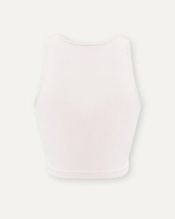 Укороченный белый топ - Incity фото 7