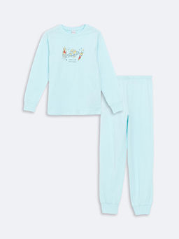 Bisiklet Yaka Erkek ?ocuk Pijama Tak?m?