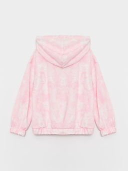 Kap??onlu Barbie Bask?l? Uzun Kollu K?z ?ocuk Fermuarl? Sweatshirt - Waikiki фото 2