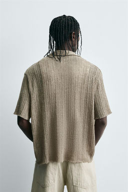 TEXTURED KNIT SHIRT - Zara фото 3