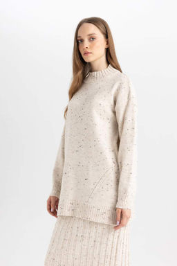 Туника свободного кроя с полуводолазкой - Defacto фото 4