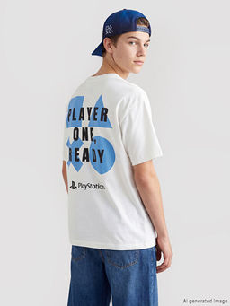 PlayStation Bask?l? Erkek ?ocuk Ti??rt