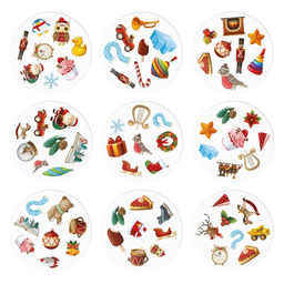 Настольная игра на реакцию и внимание Дуббль, новогодняя, в подарочной коробке на магнитах, 55 карт, 5+ - Лас играс фото 4