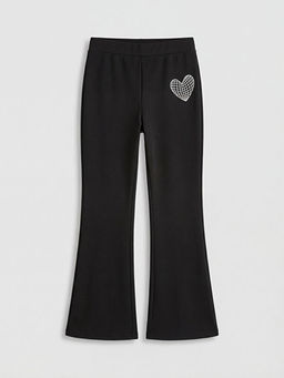 K?z ?ocuk Bask?l? ?spanyol Pa?a Tayt