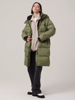 Пальто женское 1241123009 green - Eleganzza фото 3