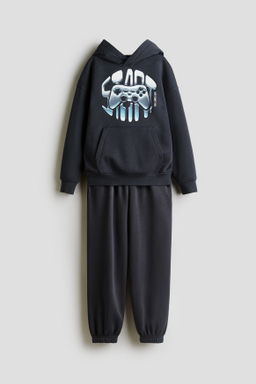 Conjunto estampado de 2 piezas en tejido sudadera - H&m фото 2