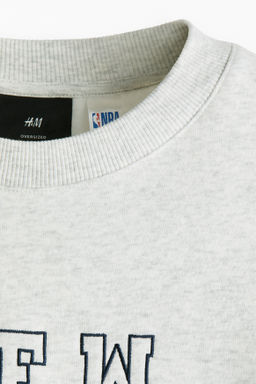 Sudadera con estampado Oversized Fit - H&m фото 6