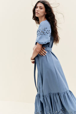 Vestido largo con bordado ingl?s - H&m фото 2