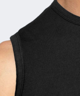 ATLANTIC BMV-047 Майка Basic черный  фото 3