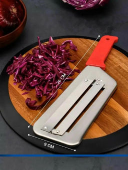 Цена за 2 шт. Шинковка для капусты ручная 29*9см нерж/пласт (884-017) - Satoshi фото 3