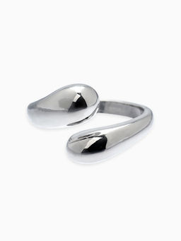 Кольцо "Капли БО", цвет золото безразмерное