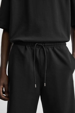 RELAXED FIT JOGGER BERMUDA SHORTS - Zara фото 15