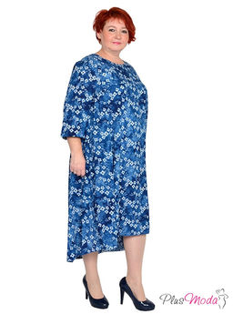 Платье Модель №1498 размеры 44-84 - Plusmoda фото 4