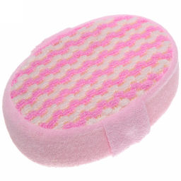 Цена за 3 шт. Мочалка для лица и тела "Ultramarine - Парадиз", мягкая, цвет микс, 15*10*5см (зип пакет и наклейка Ultramarine)