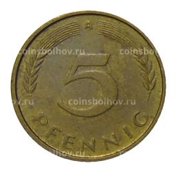 Монета 5 пфеннигов 1991 года A Германия