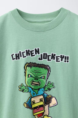 MINECRAFT  MOJANG AB.  PRINT T-SHIRT - Zara фото 3