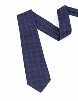 Темно-синий шелковый галстук - Cacharel фото 6