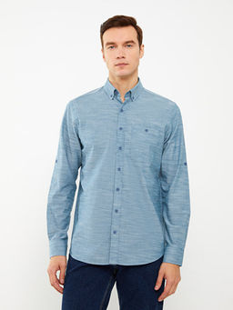 Regular Fit Uzun Kollu Poplin Erkek G?mlek