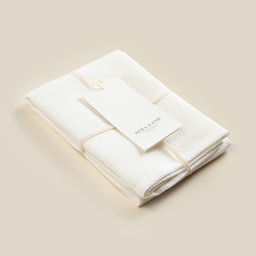 Полотенце кухонное SL HOME Facile, белое, однотонное, 40×70 см