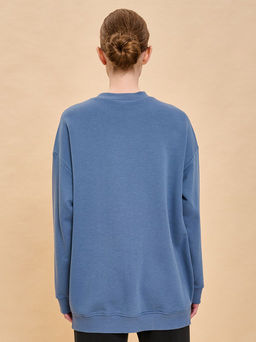 PELICAN, толстовка женская, Джинс  фото 3