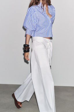 ZW COLLECTION POPLIN SHIRT - Zara фото 28