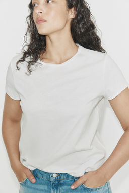 Camiseta con borde enrollado - H&m фото 5