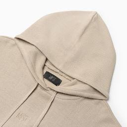 Джемпер женский с капюшоном MIST, бежевый, onesize (44-48)
