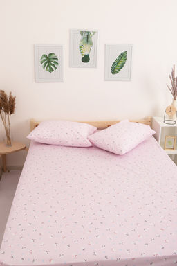 Простыня перкаль Розовое поле