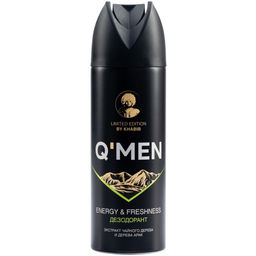 QMEN Спрей-Дезодорант Энергия и Свежесть с экстрак.Чайного дерева&дерева Арак 200мл